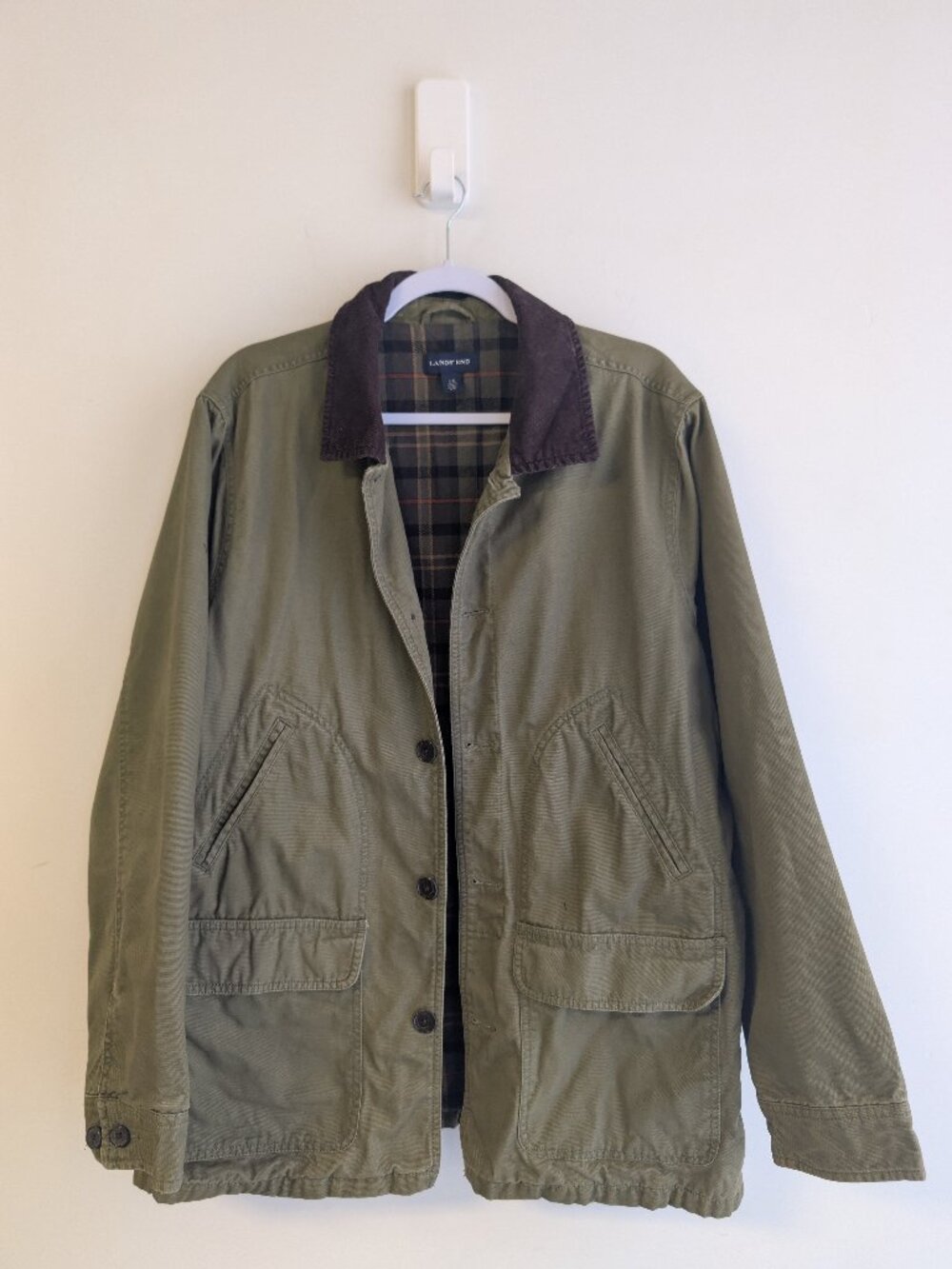 Lands' End Mens Field Barn Jacket